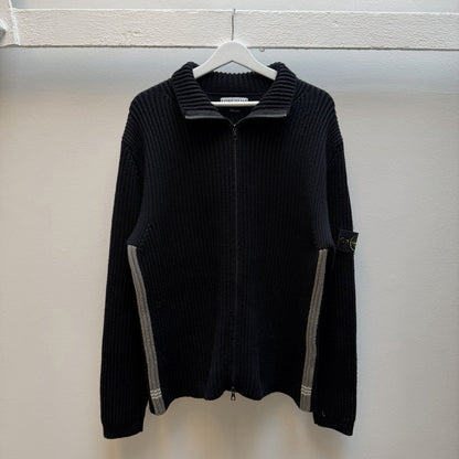 00’s Stone Island Knit Jumper (XL) | Extra Large, Black