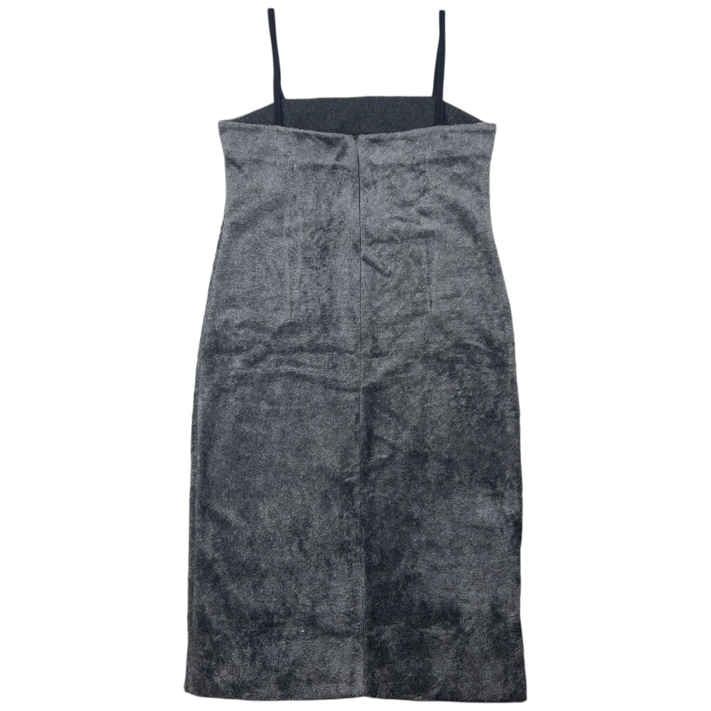 Vintage 2000s Dolce & Gabbana Fleece Dress Womens Size M | Medium, Grey