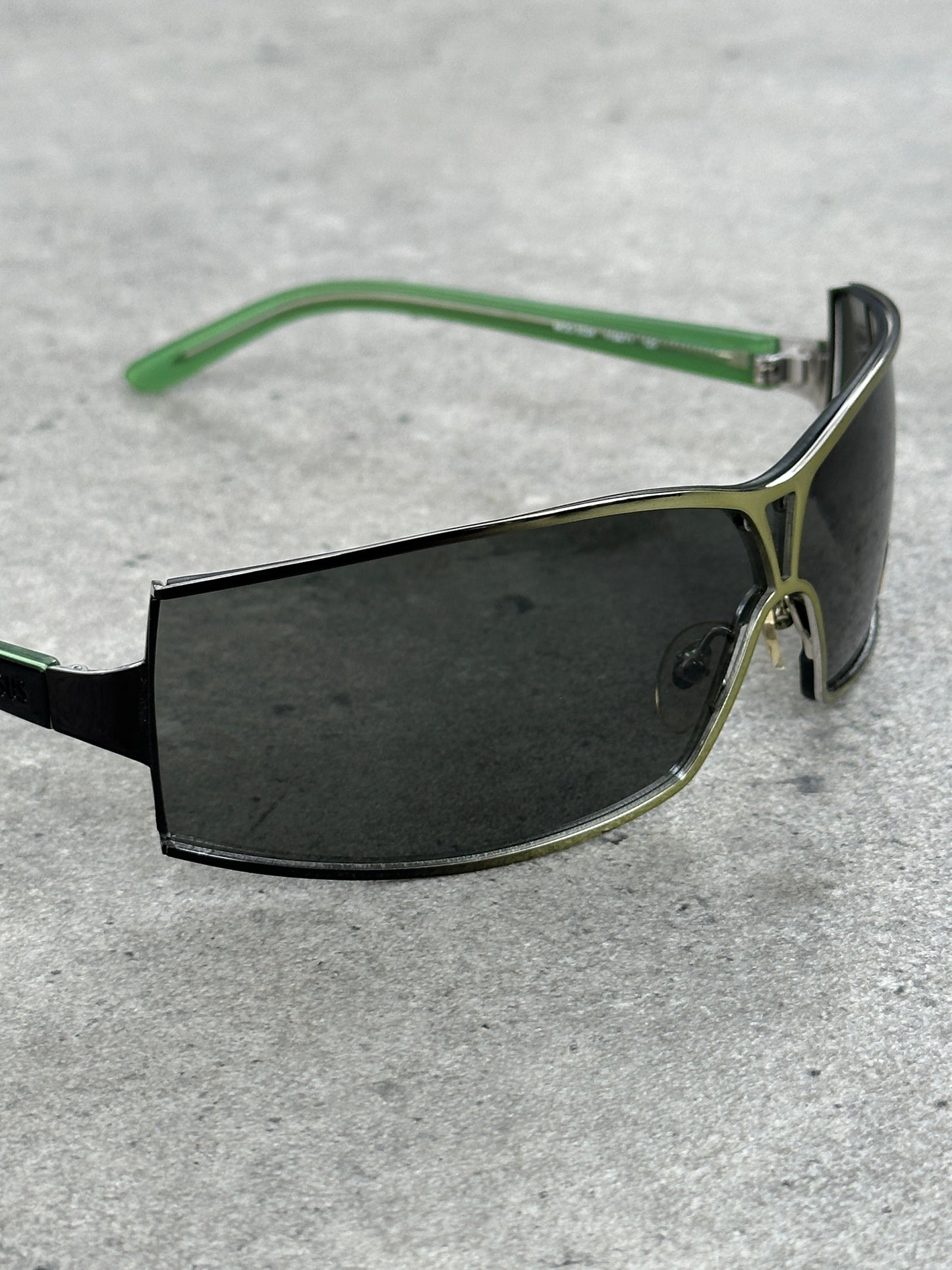Versave Versus 2000s Semi Rimless Logo Sunglasses