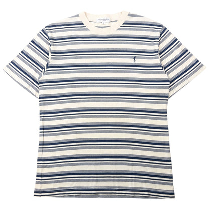 Vintage 2000s YSL Yves Saint Laurent Striped T Shirt Size S | Small, Multicoloured