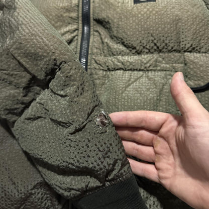 Stone Island Poly Colour Frame Down Jacket | Medium, Olive