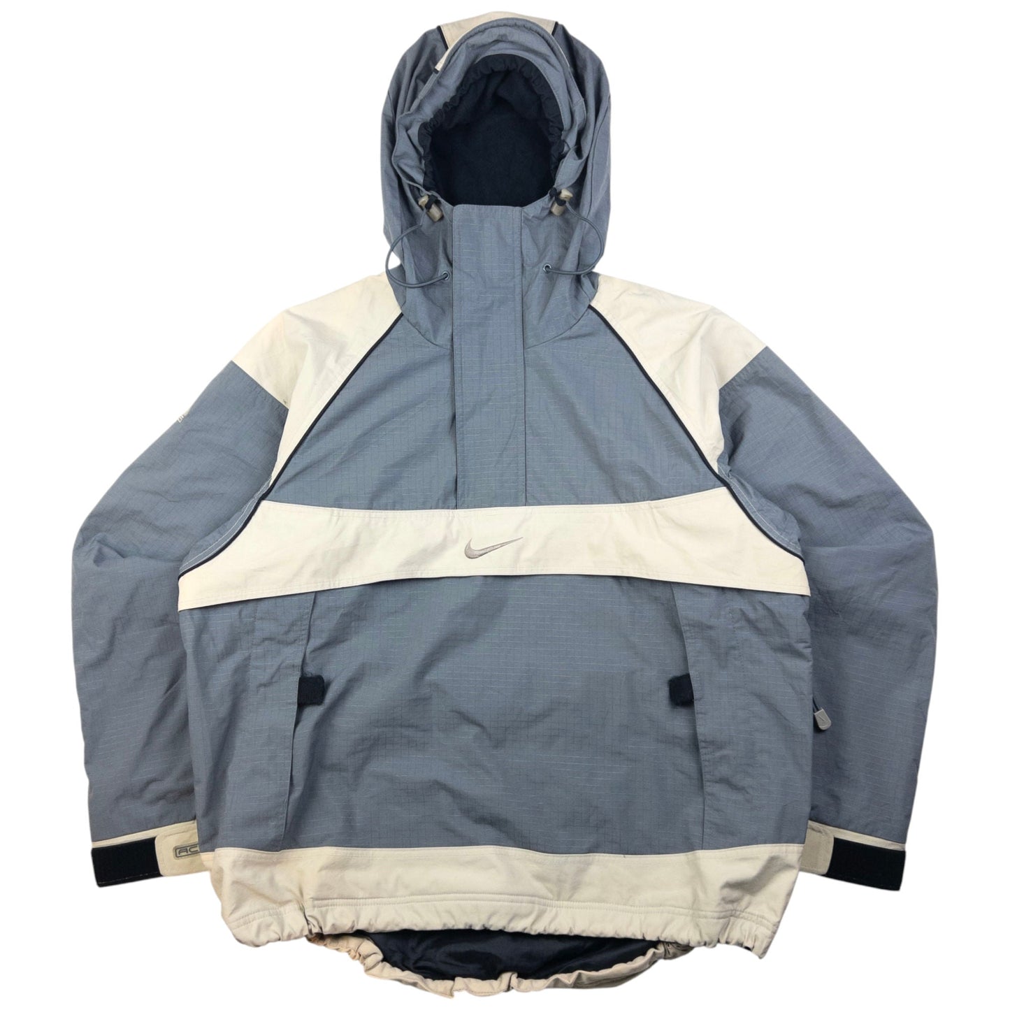 Vintage Nike ACG Q Zip Hooded Waterproof Jacket Size M