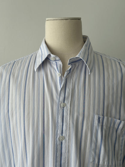 Yves Saint Laurent 2000s Pure Cotton Striped Shirt - XXL