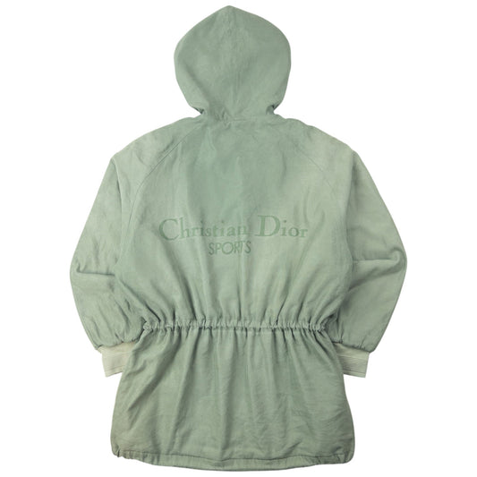 Vintage 90s Dior Sports Zip Up Jacket Size M | Medium, Green