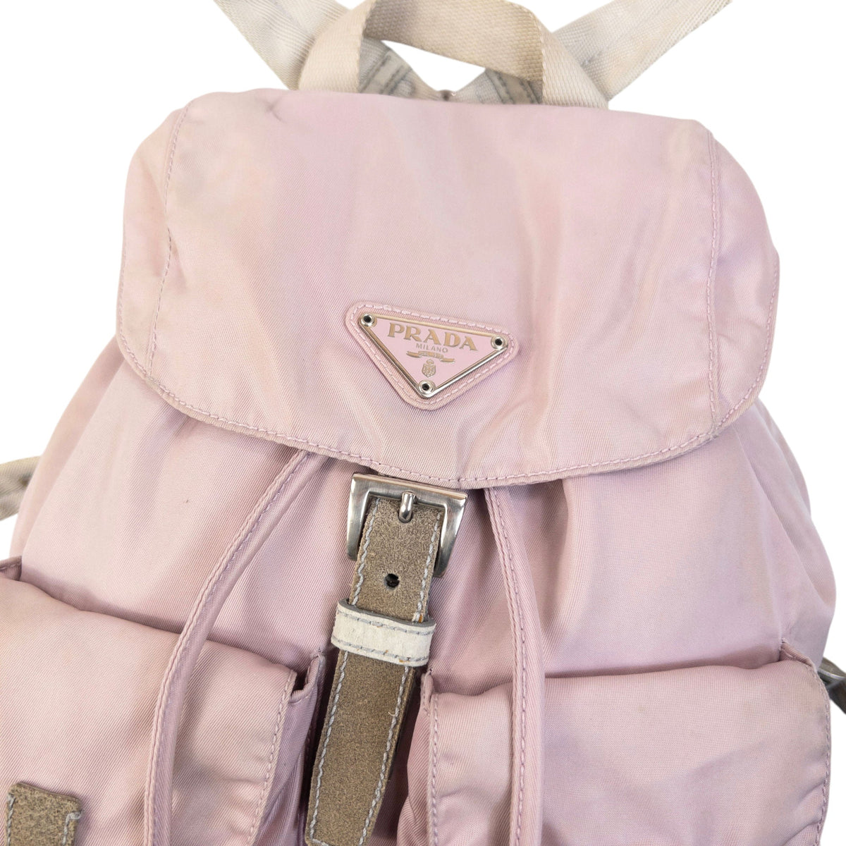 Vintage 2000s Prada Bucket Backpack | O/S, Pink