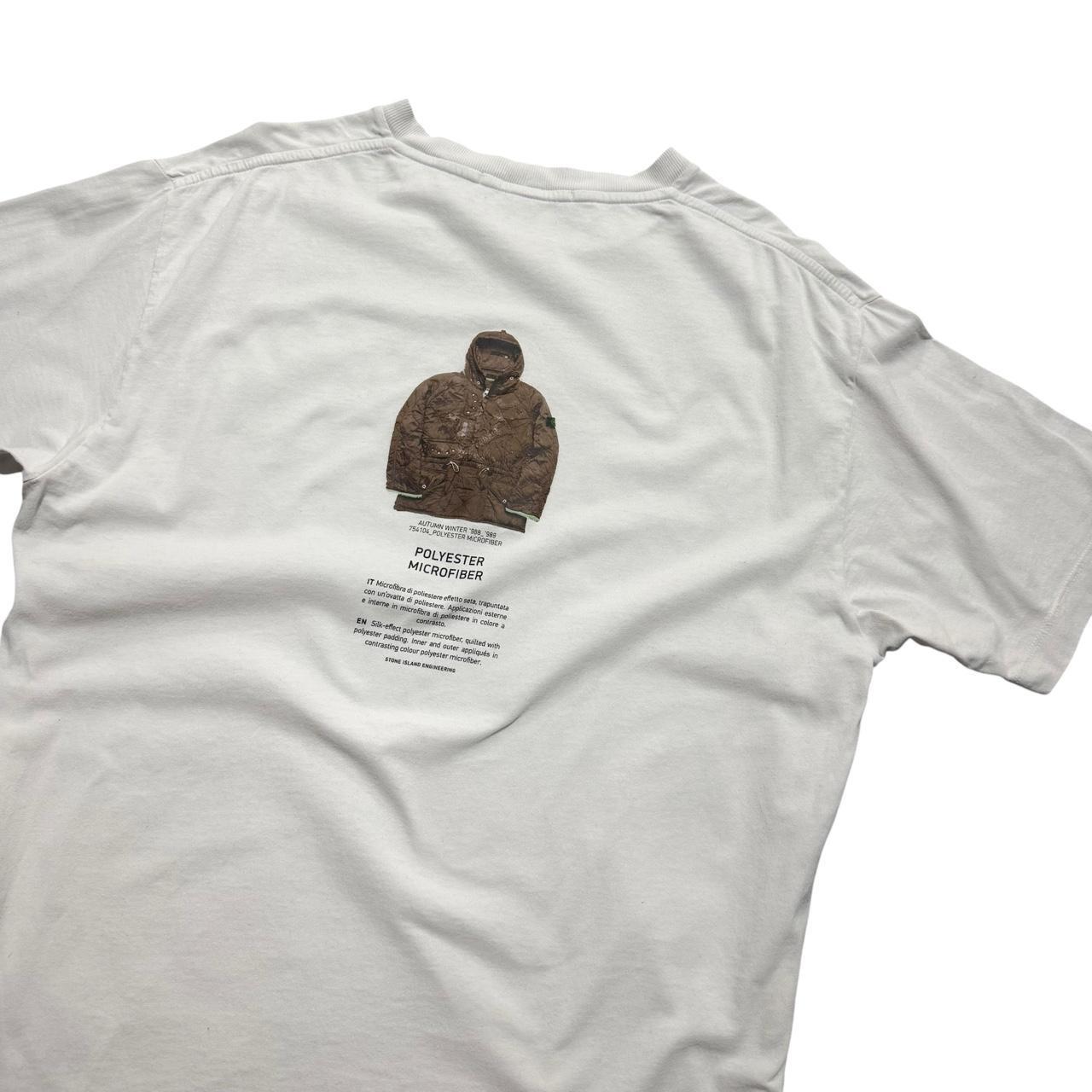 Stone Island Archivo Microfiber T-Shirt | Large, White