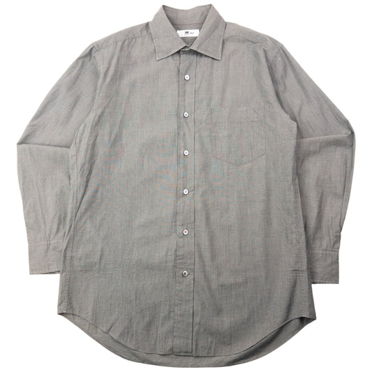 Vintage 90s Issey Miyake MEN Long Sleeve Button Up Shirt Size M | Medium, Grey