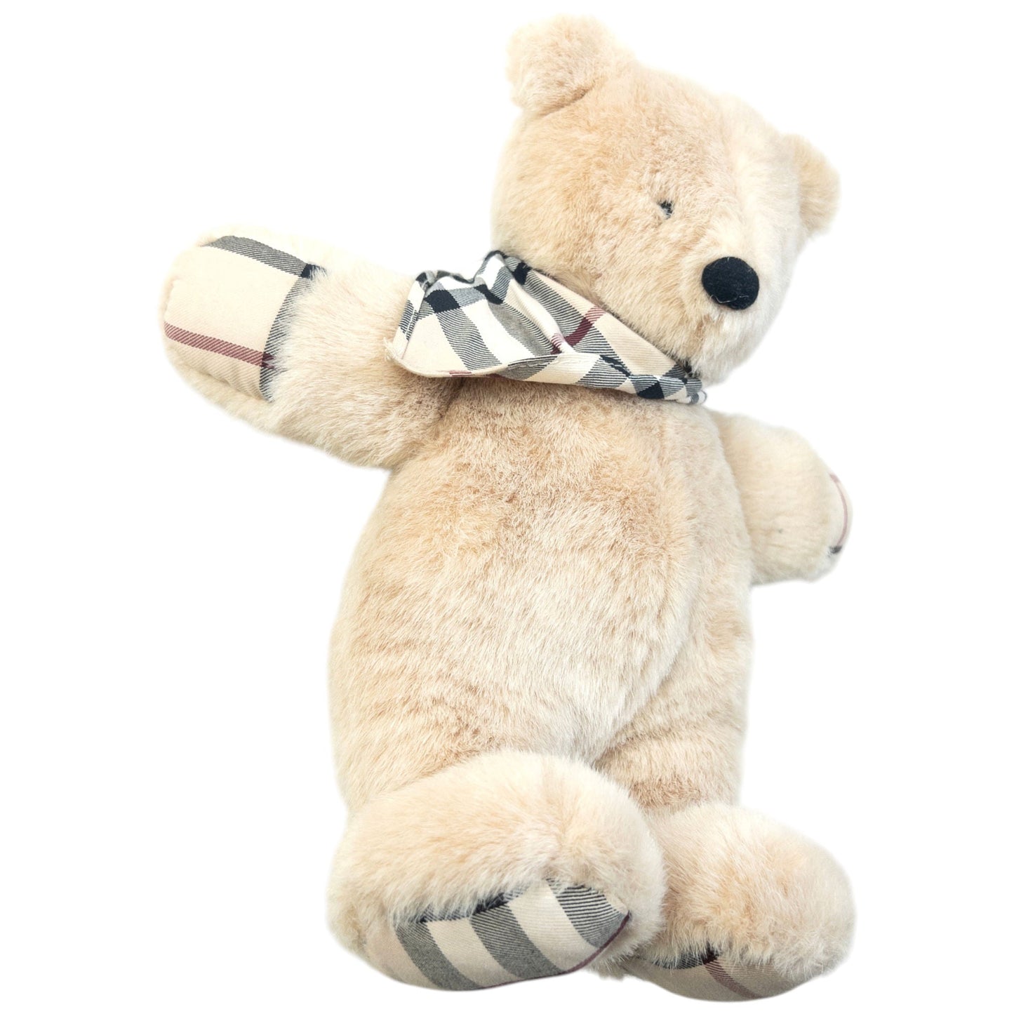 Vintage 2000s Burberry Nova Check Teddy Bear | O/S, Beige