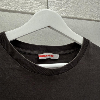 2000’s Prada Sport Logo Tee (M) | Medium, Black