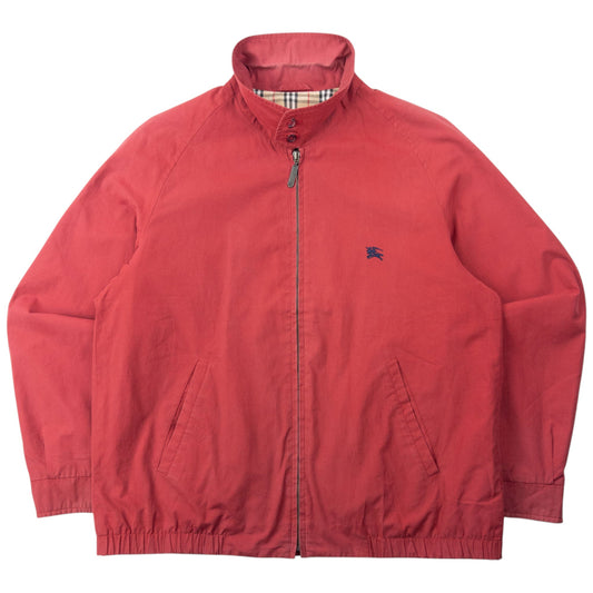 Vintage 90s Burberry Nova Check Lined Jacket Size S | Small, Red