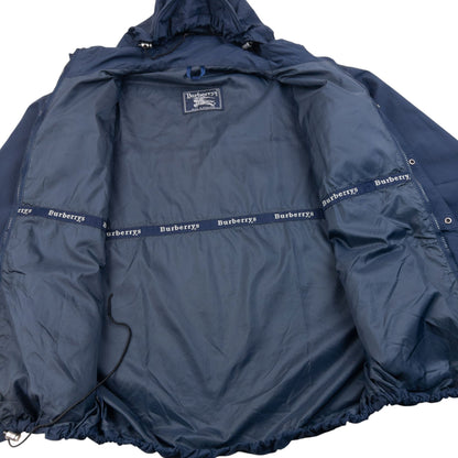 Vintage 90s Burberry Zip Up Jacket Size XL | XL, Navy