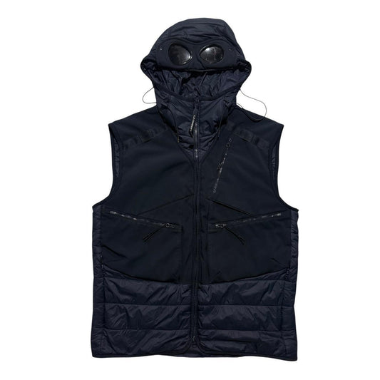 CP Company Goggle Down Gilet | XL, Navy