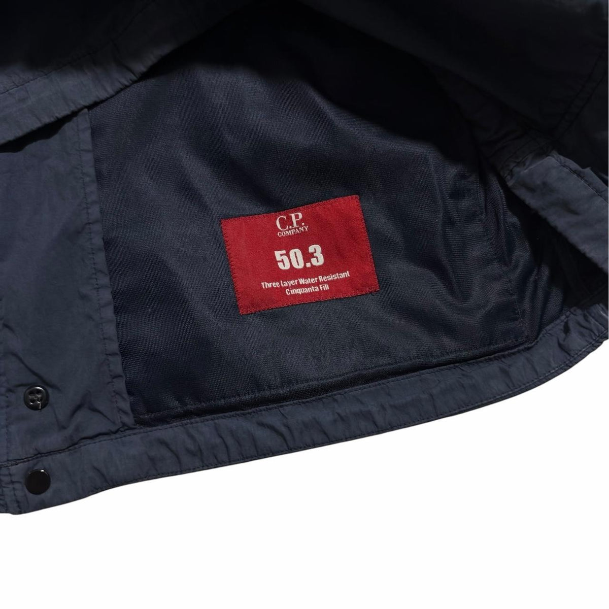 CP Company 50.3 Mille Miglia Goggle Jacket | XL, Navy Blue