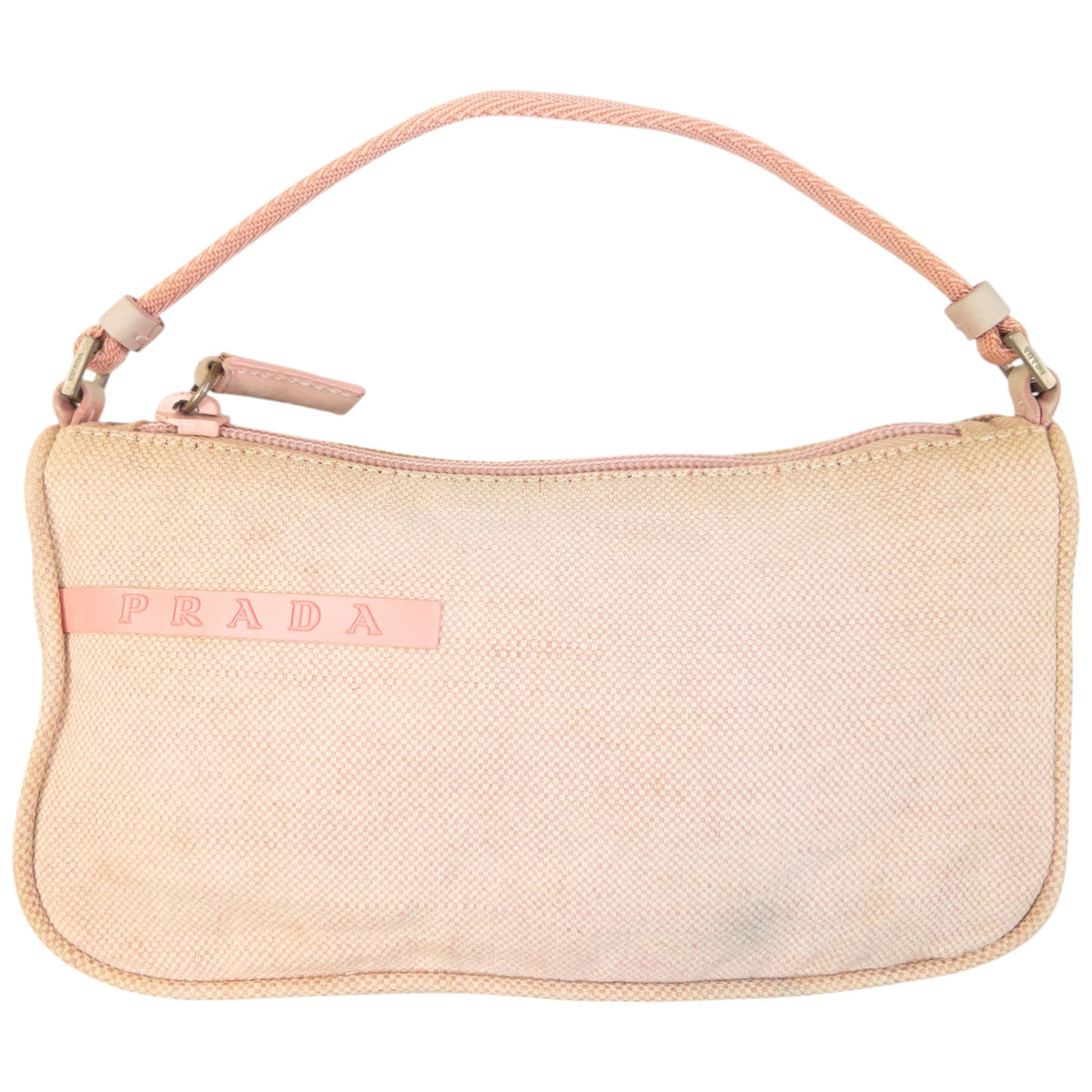 Vintage 2000 Prada Sport Mini Baguette Shoulder Bag | O/S, Pink