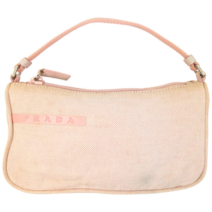 Vintage 2000 Prada Sport Mini Baguette Shoulder Bag | O/S, Pink