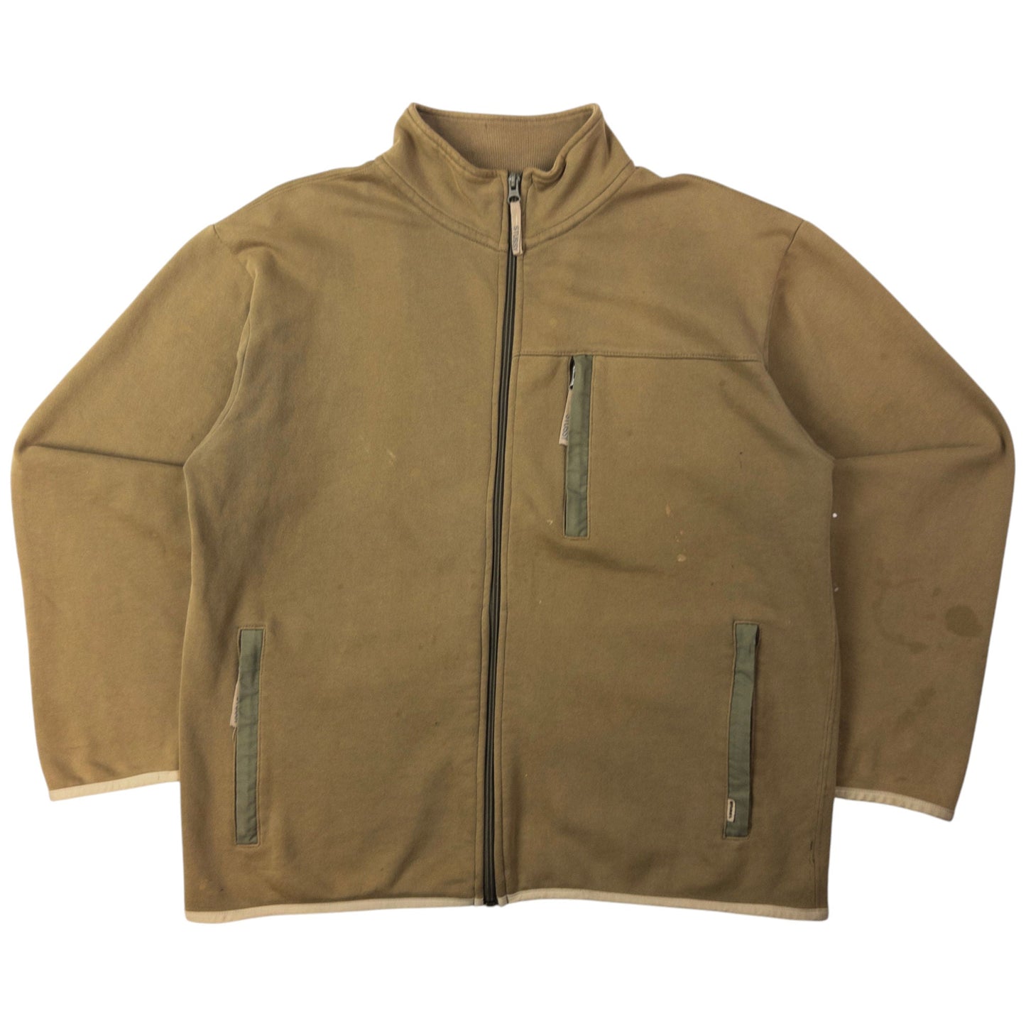 Vintage Stussy Fleece Lined Zip Up Jacket Size M