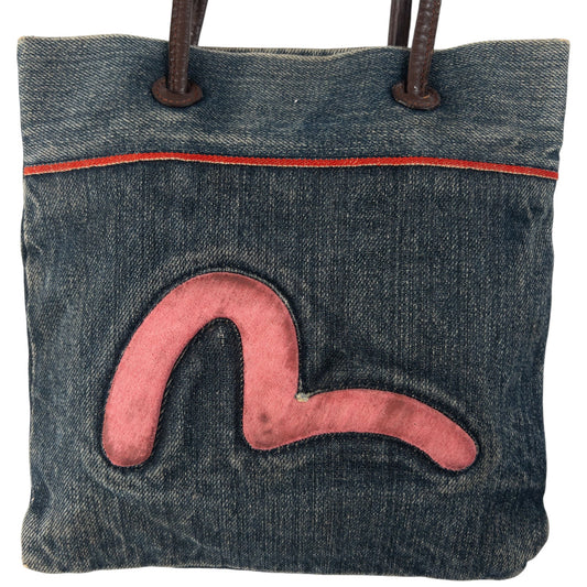 Vintage Evisu Gull Japanese Denim Handbag