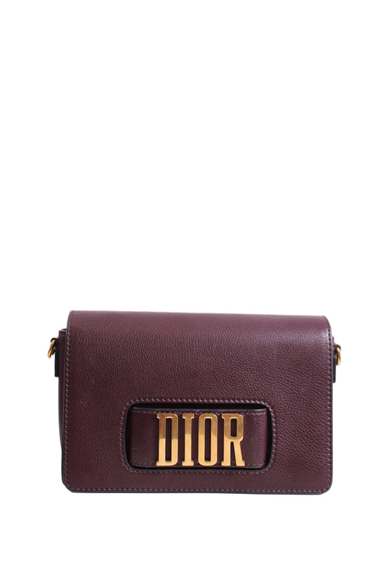 Christian Dior Dio(r)evolution Flap Bag Burgundy | O/S, Burgundy