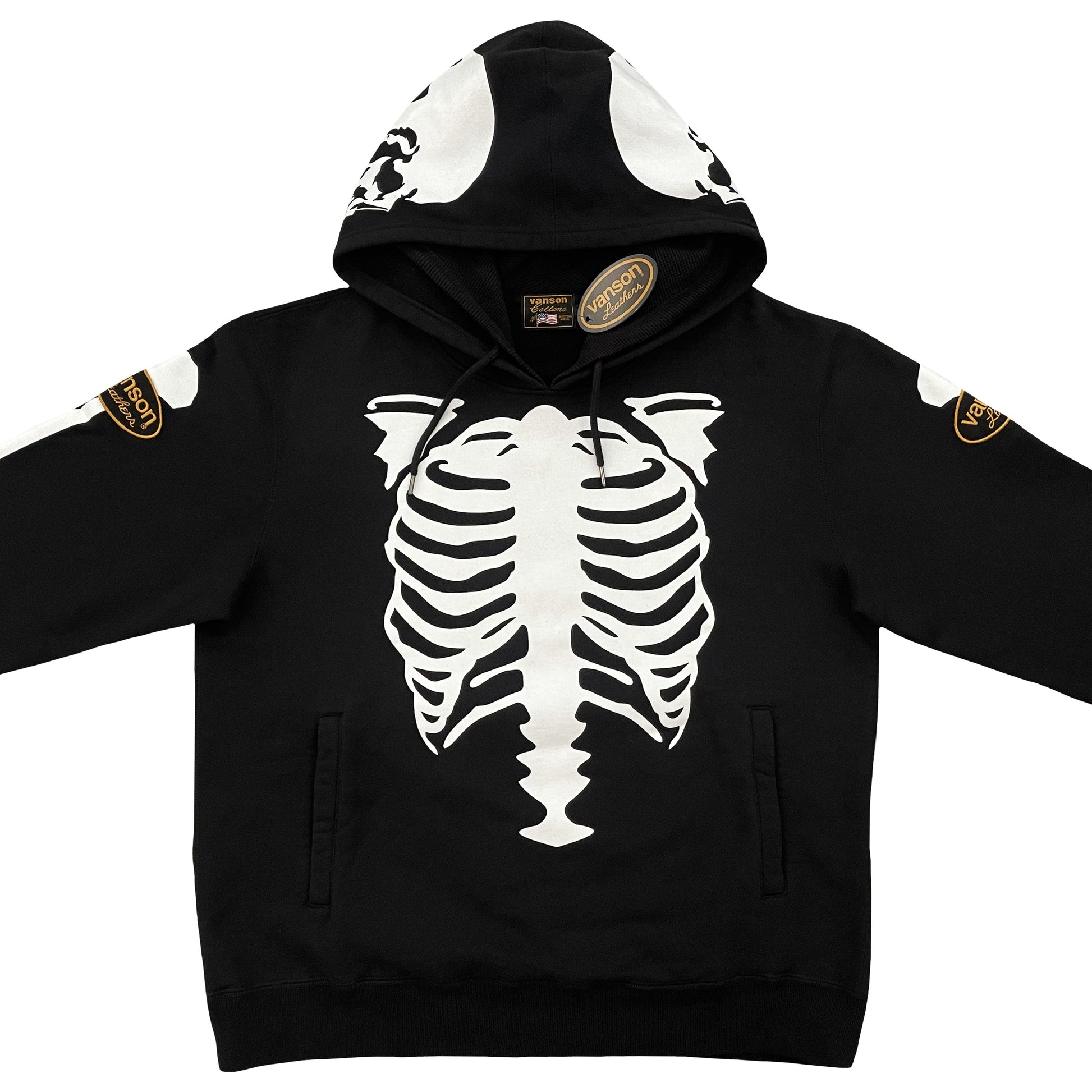 Vanson Leathers Skeleton Hoodie - Known Source