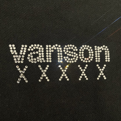 Vanson Leathers 50th Anniversary Rhinestone Skeleton Hoodie - XL | XL, Black