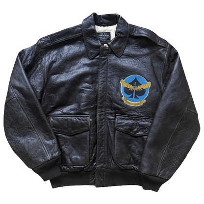Avirex 'Second Chance' 1992 A2 Leather Flight Jacket - S / M | S / M, Red