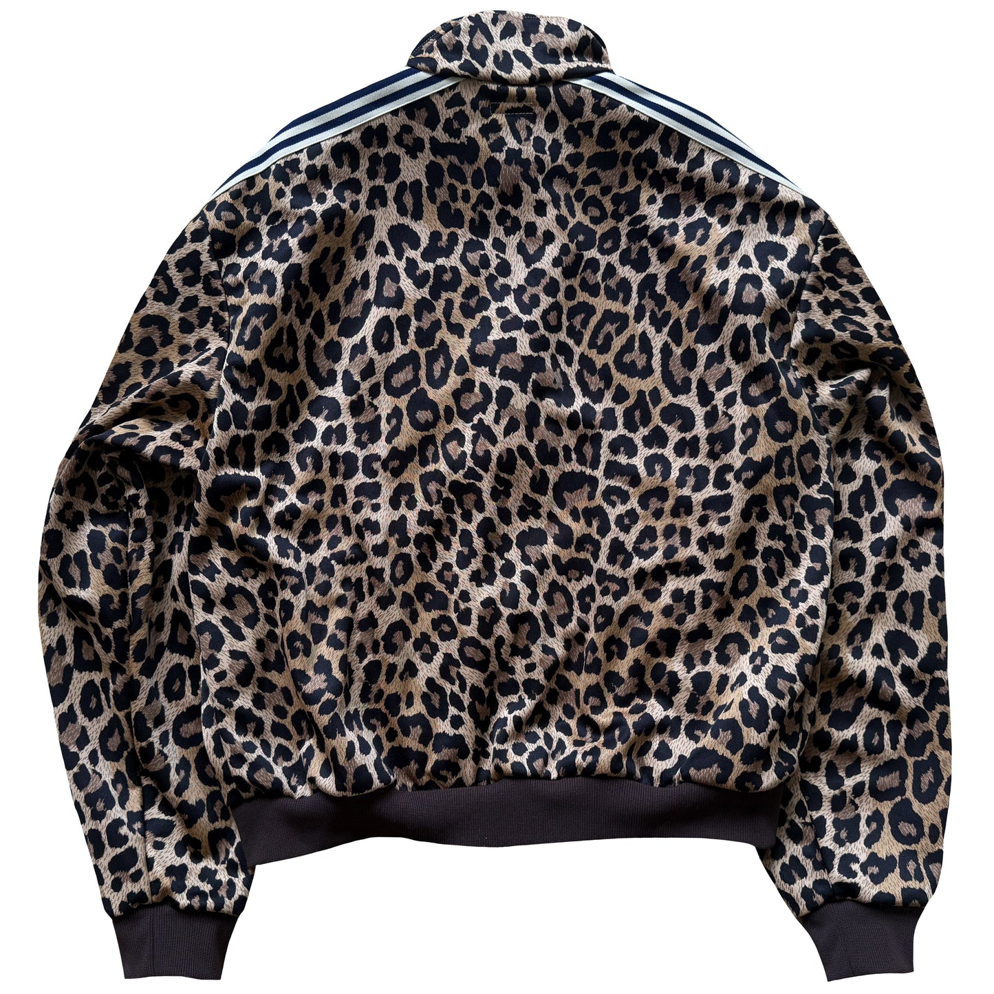 Kapital Smooth Jersey Stuntman & Woman Leopard Track Jacket - L | Large, Multicoloured