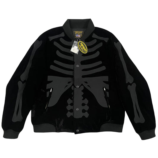 Vanson Leathers 50th Anniversary Skeleton Bomber Jacket - L