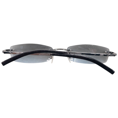 Vintage 2000s Burberry Rimless Sunglasses | O/S, Grey