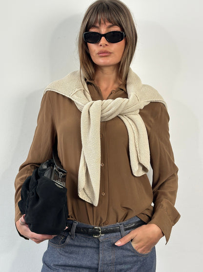 Vintage 2000s Pure Silk Shirt - S/M