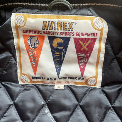 Avirex Wildbears Leather Varsity Jacket - XL