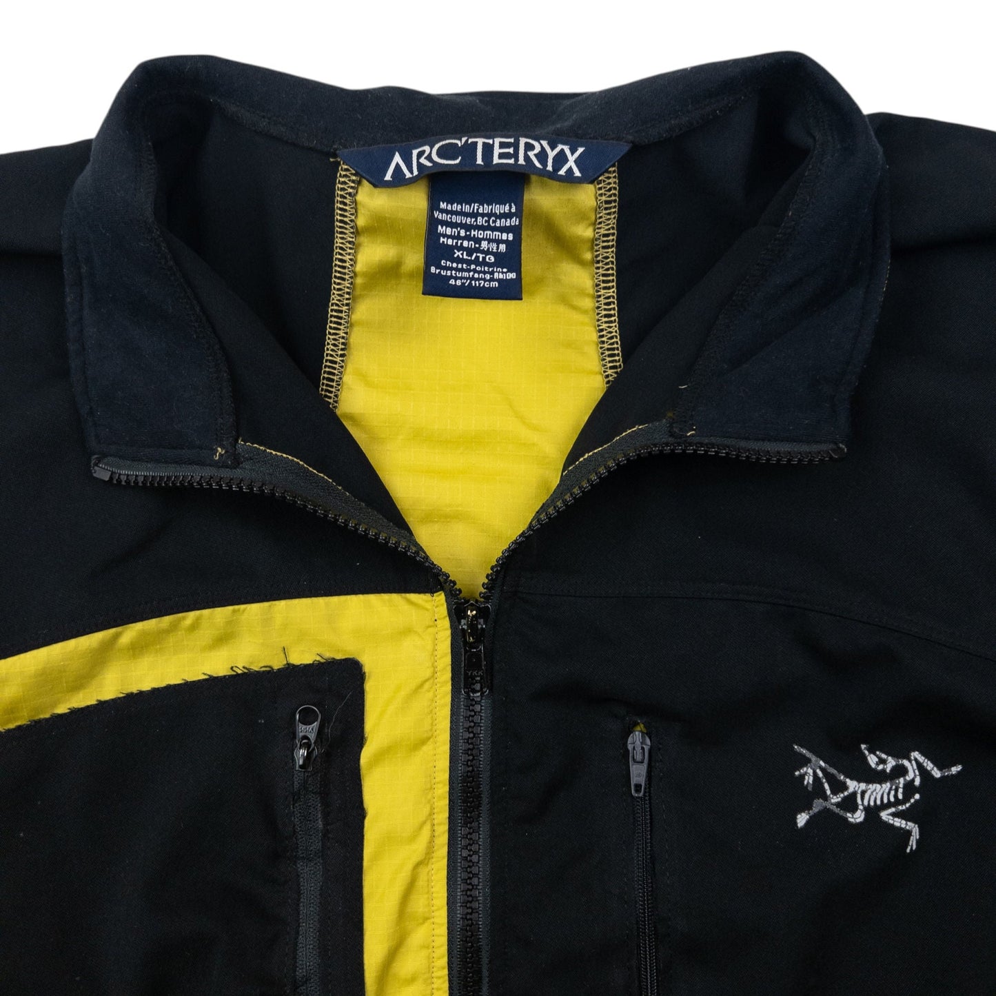 Vintage 2001 Arcteryx Tau Lightweight Zip Up Jacket Size XL
