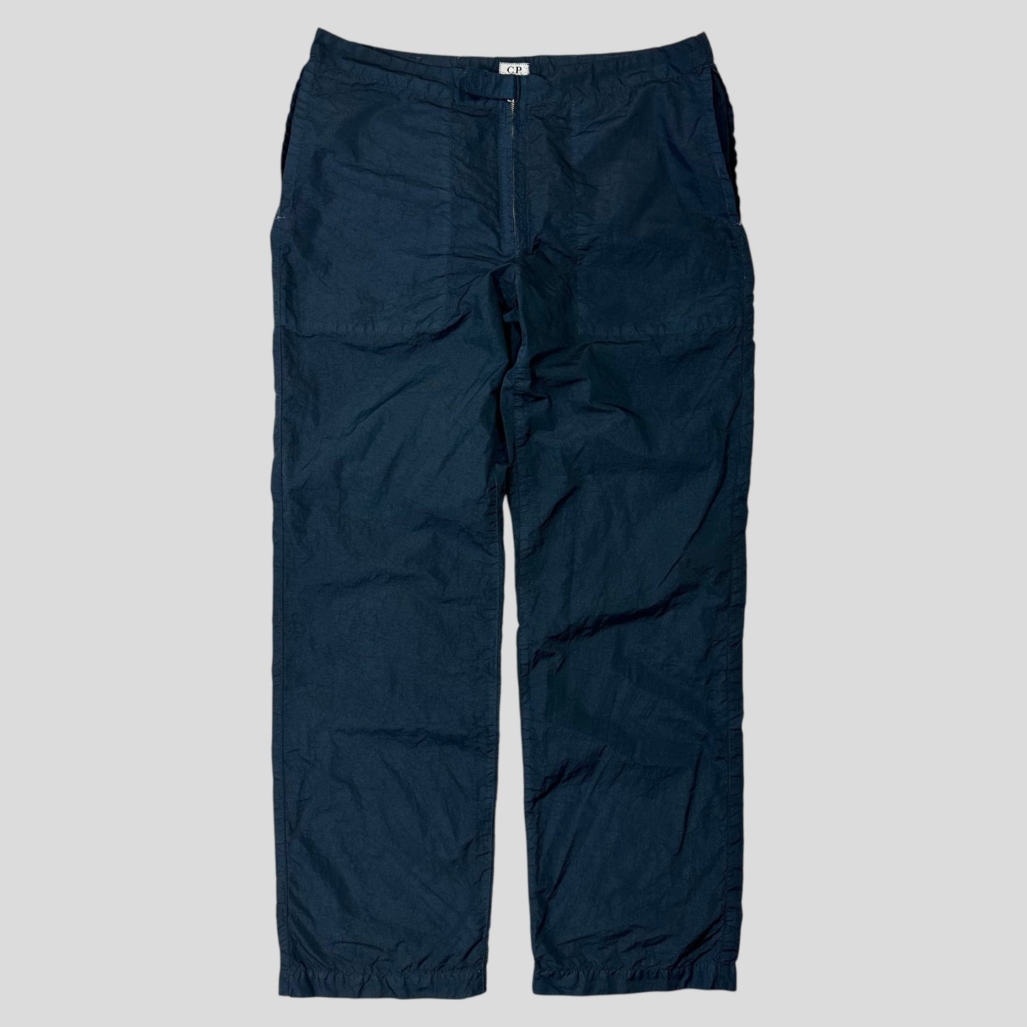 CP Company 2000 Navy Millenium Nylon Technical Trousers - 34 | Default Title, Navy