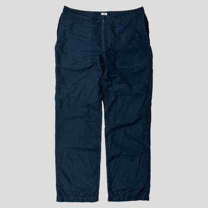 CP Company 2000 Navy Millenium Nylon Technical Trousers - 34 | Default Title, Navy
