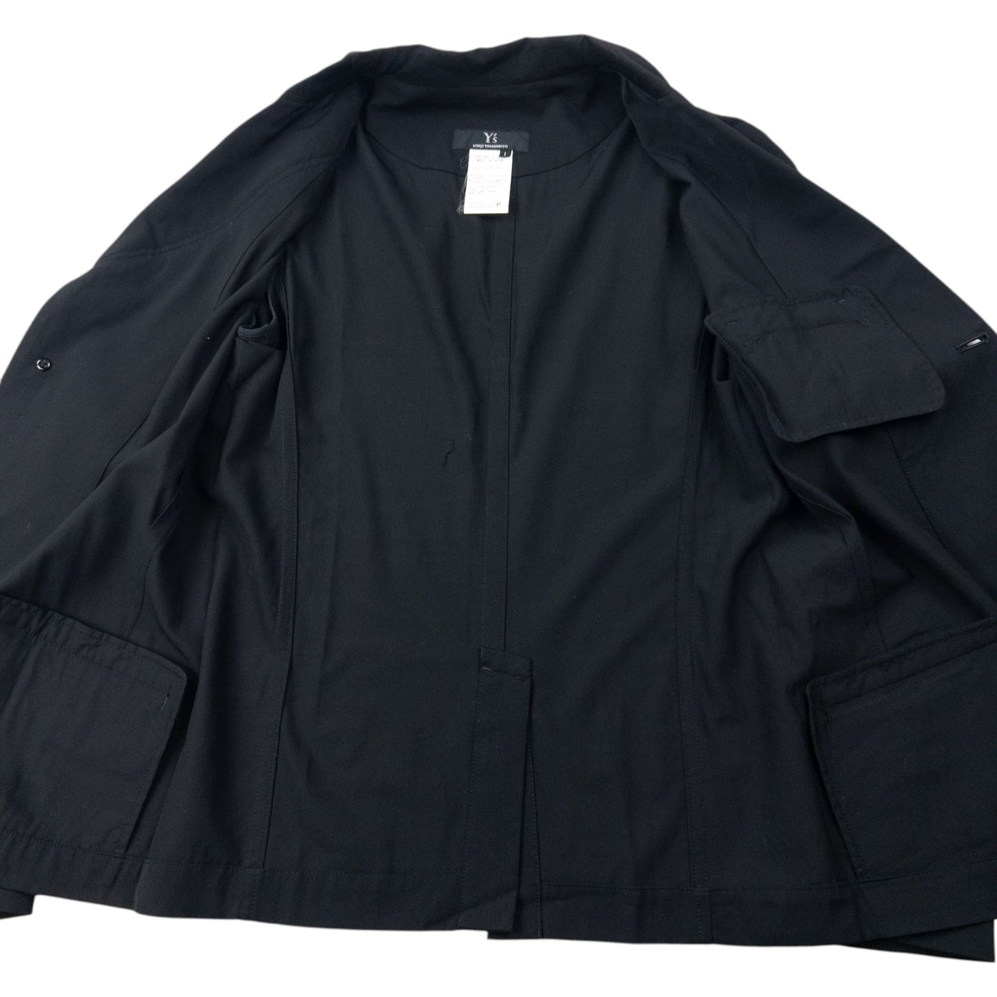 Vintage 2000s Yohji Yamamoto Lightweight Blazer Jacket Womens Size M | Medium, Black