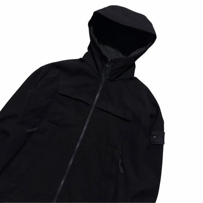 Stone Island Navy Ghost SW 3L Wool Jacket | Small, Navy