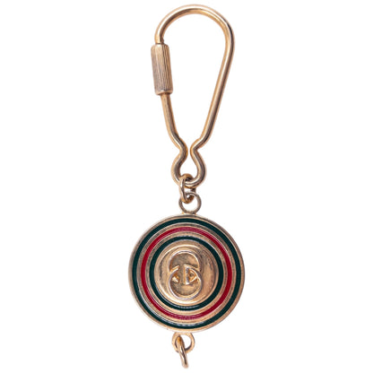 Vintage 80s Gucci Embossed Keychain | O/S, Multicoloured