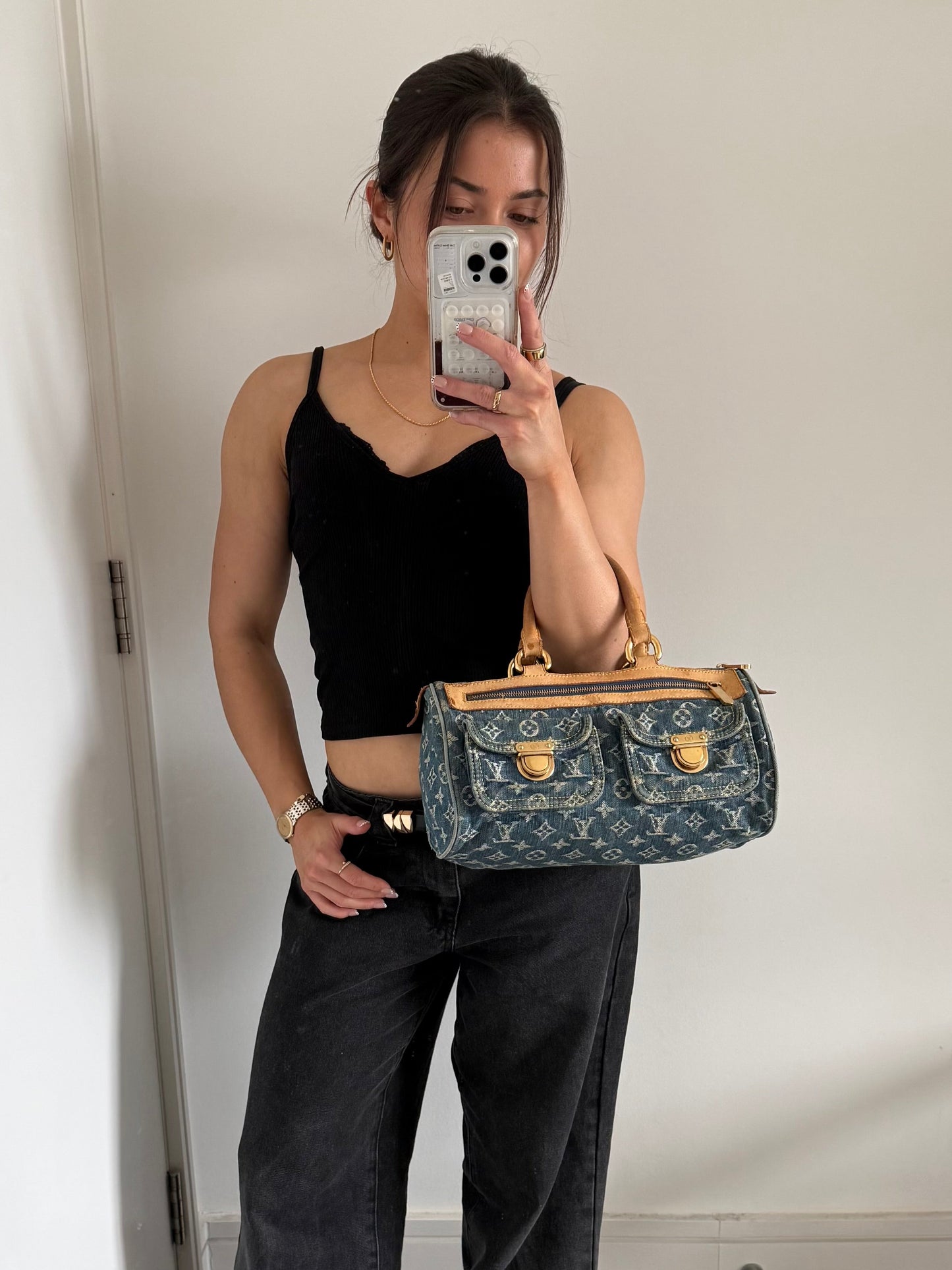 2005 Louis Vuitton Denim Neo Speedy Handbag | O/S, Multicoloured