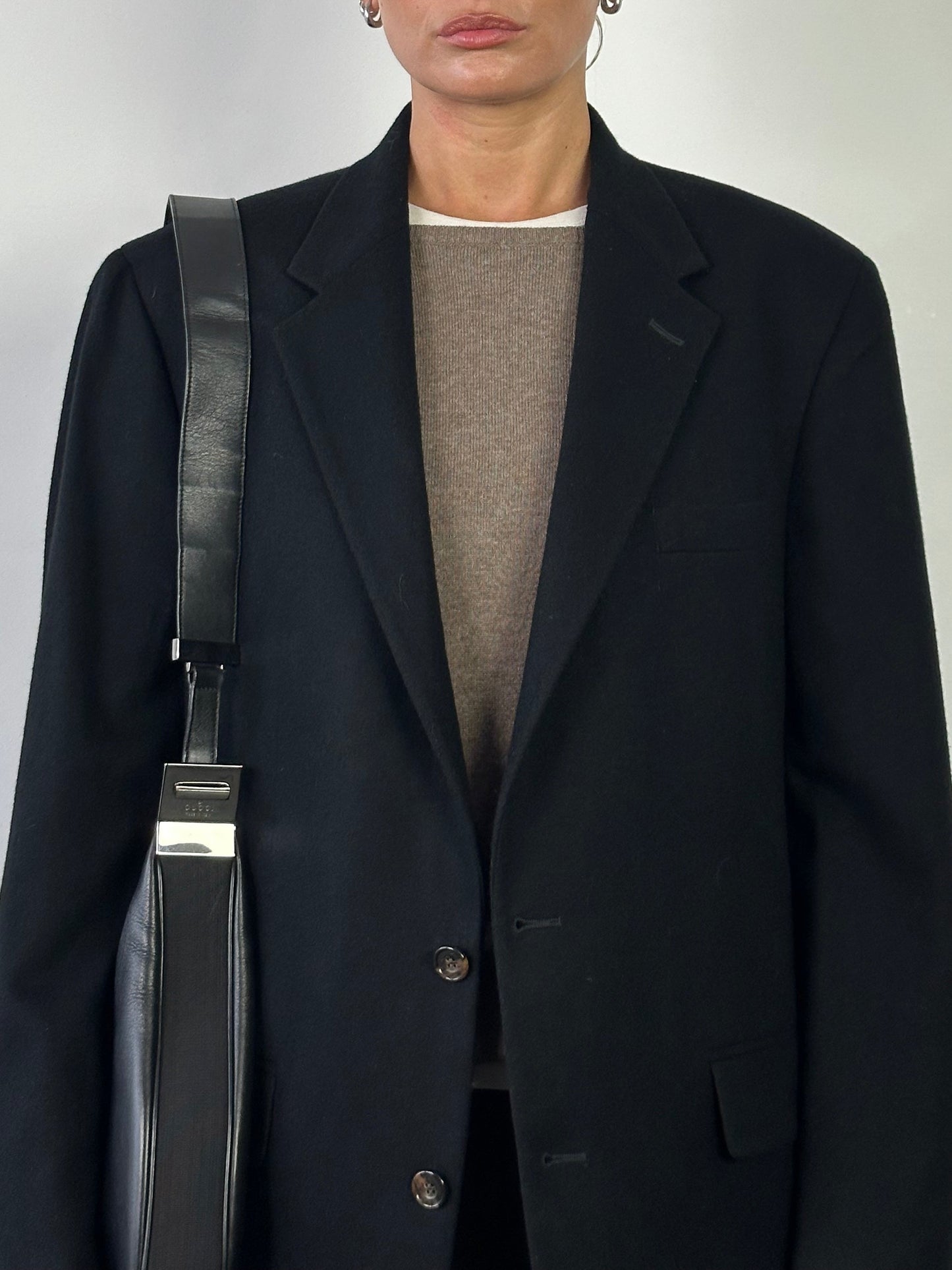 Vintage Pure Cashmere Single Breasted Blazer - XL