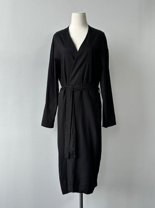 DKNY Linen Minimal Belted Trench Coat - M-L