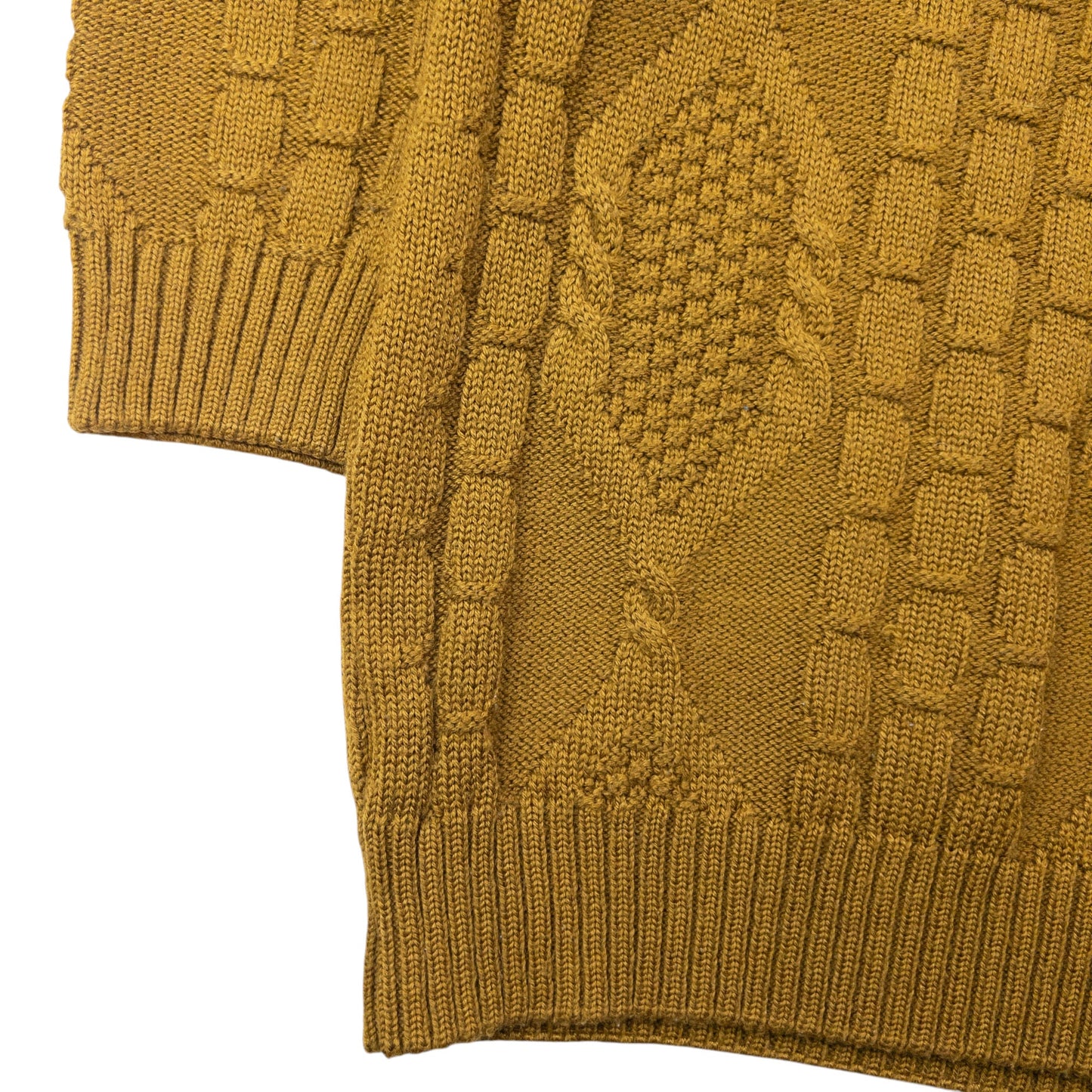 Vintage 90s Burberry Embroidered Cable Knit Jumper Size M | Medium, Multicoloured