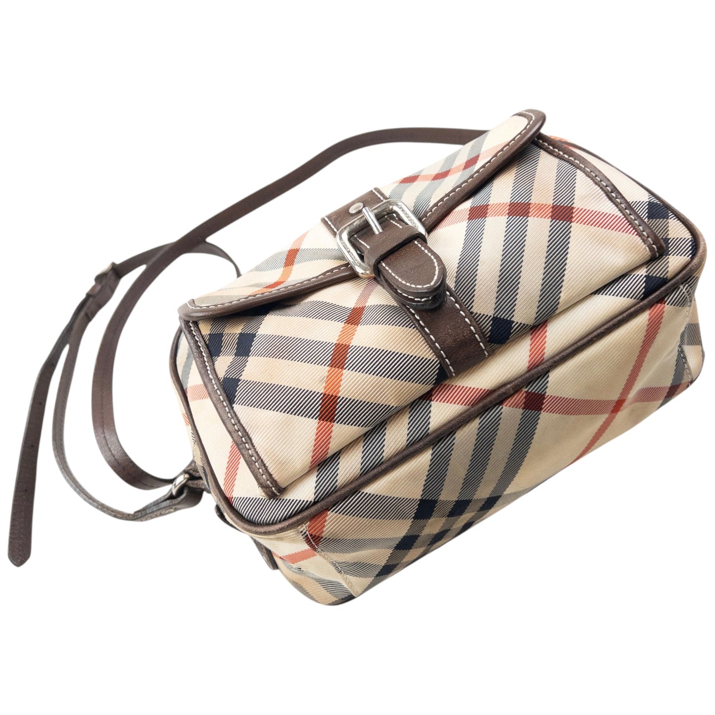 Vintage 2000s Burberry Blue Label Nova Check Crossbody Bag | O/S, Blue