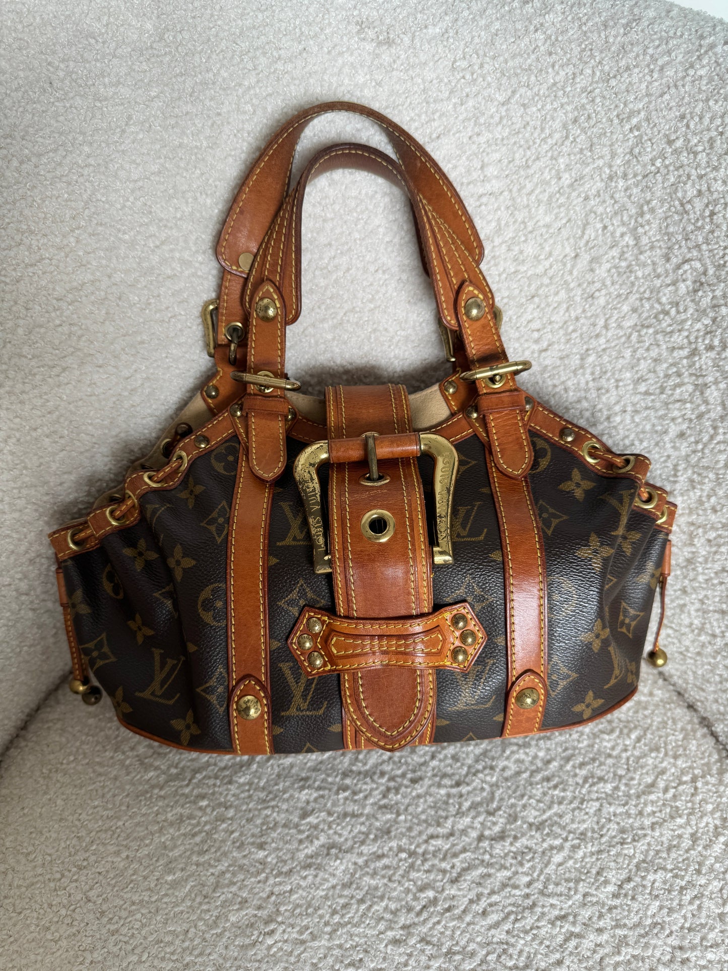 2004 Louis Vuitton Theda PM Handbag RARE | O/S, Brown
