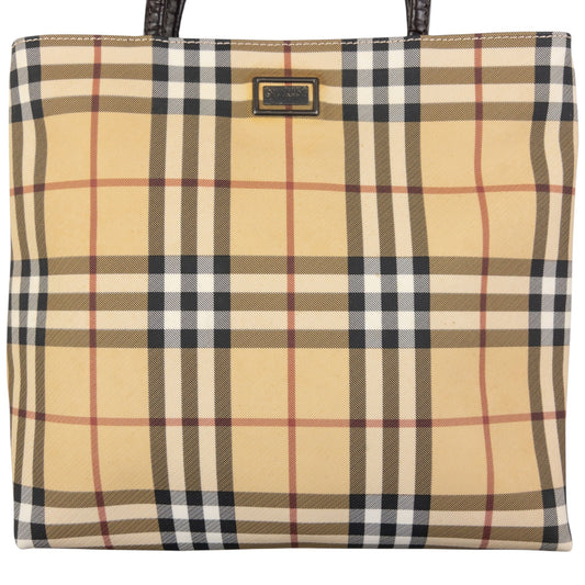 Vintage Burberry Nova Check Handbag