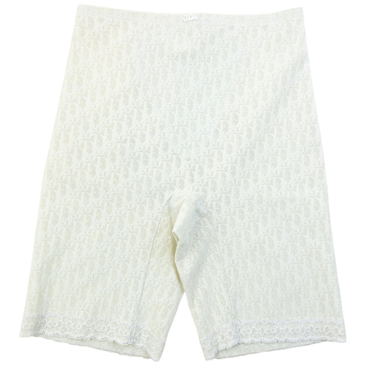 Vintage 2000s Dior Monogram Sheer Lace Shorts Womens Size M | Medium, Cream