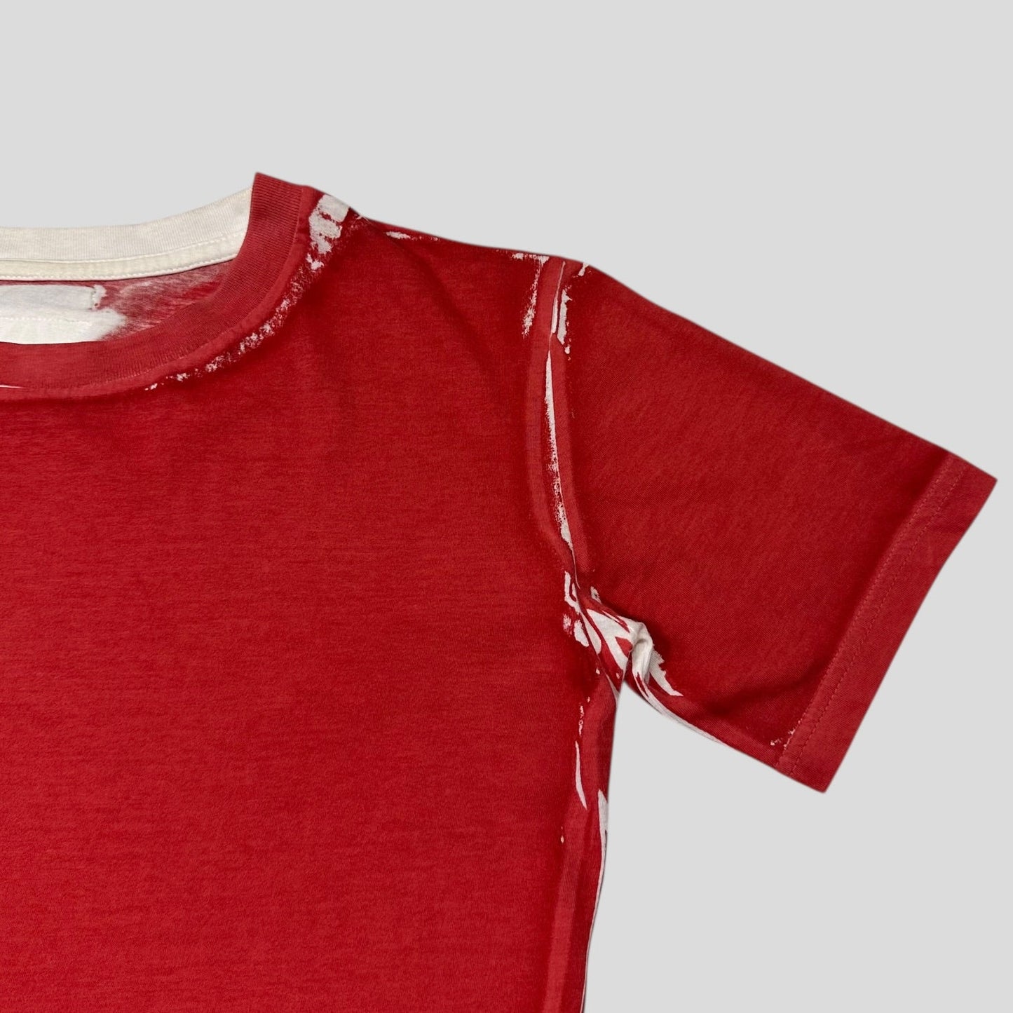 Prada 2006 Sublimation Corrosion Print Triangle Logo T-shirt - S