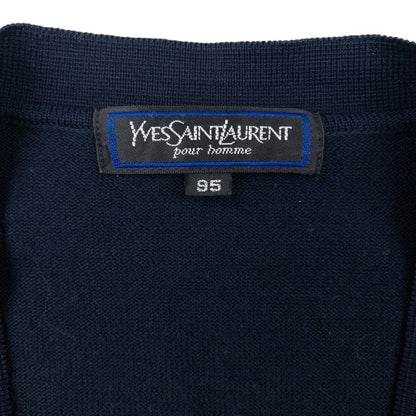 Vintage 90s YSL Yves Saint Laurent Checkered Cardigan Size S | Small, Multicoloured