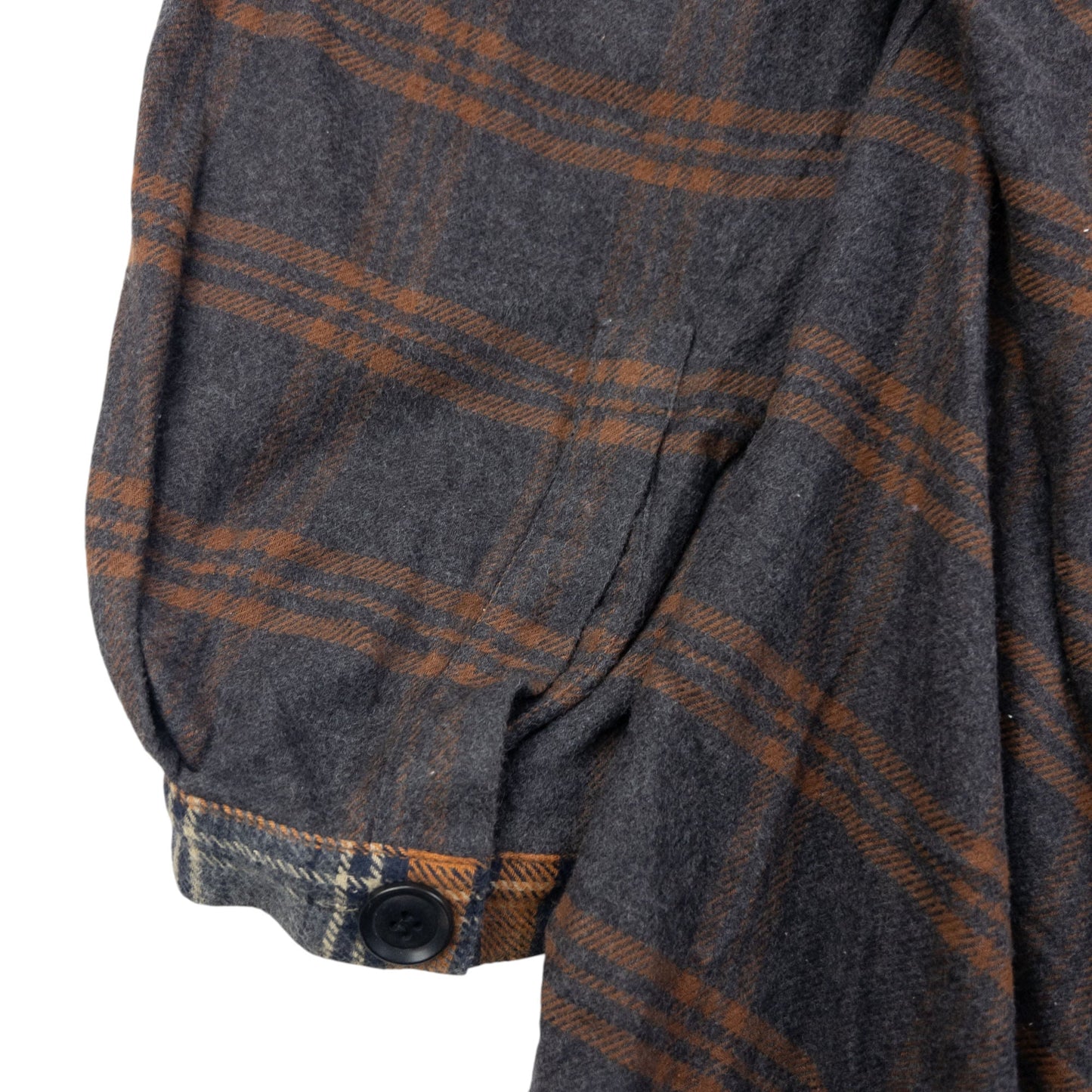 Vintage Yohji Yamamoto Pink Label Takeshi Kosaka Button Up Wool Shirt Size L