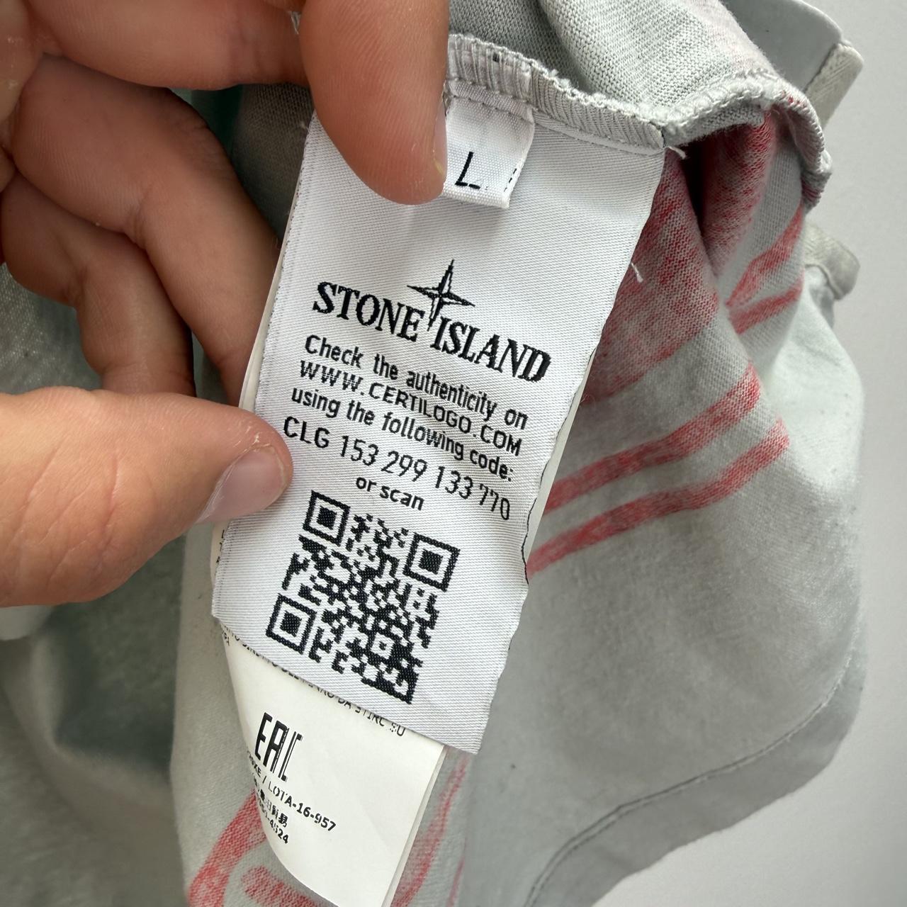 Stone Island Marina Polo Shirt (L) | Large, Grey
