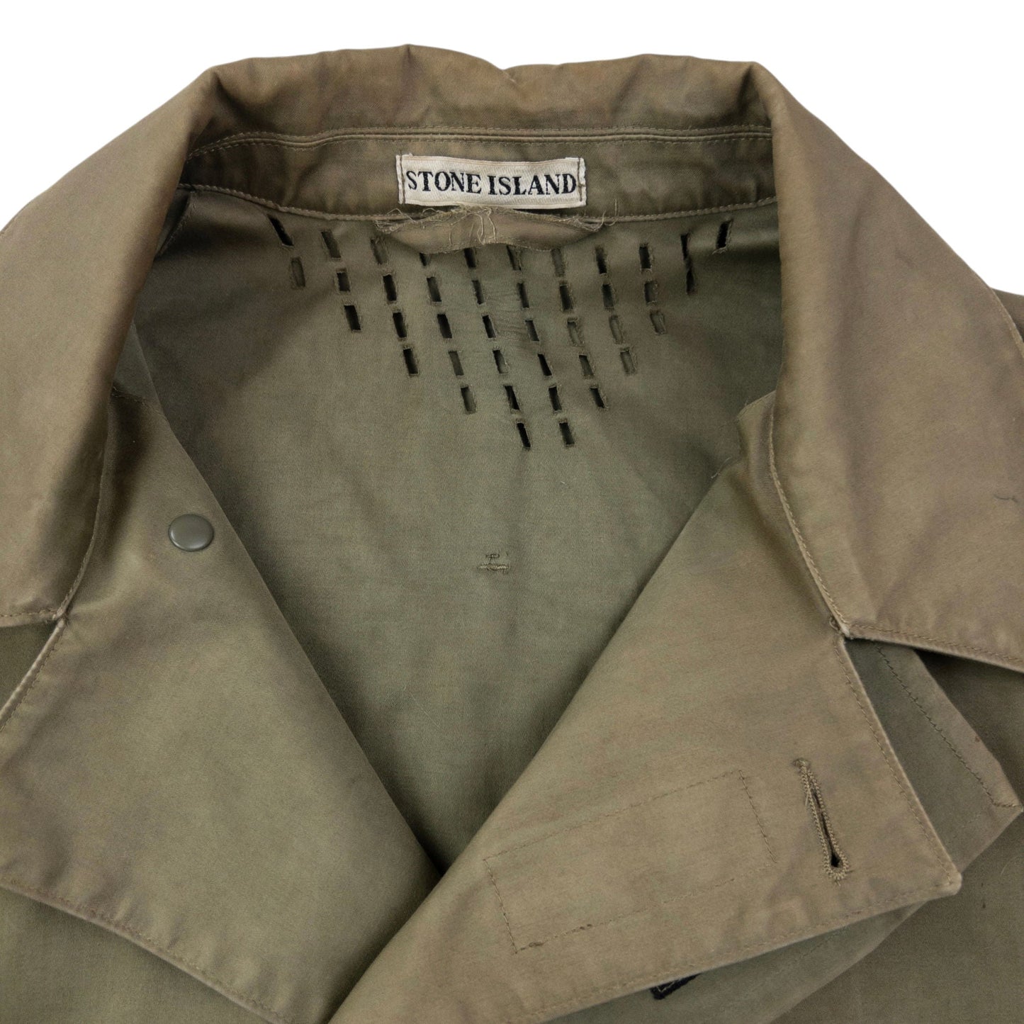 Vintage AW1998 Stone Island Button Up Jacket Size XL | XL, Green