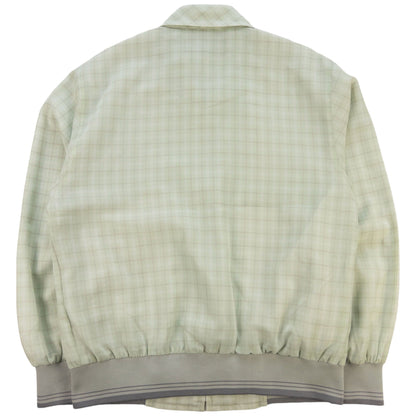 Vintage YSL Yves Saint Laurent Check Harrington Jacket Size M